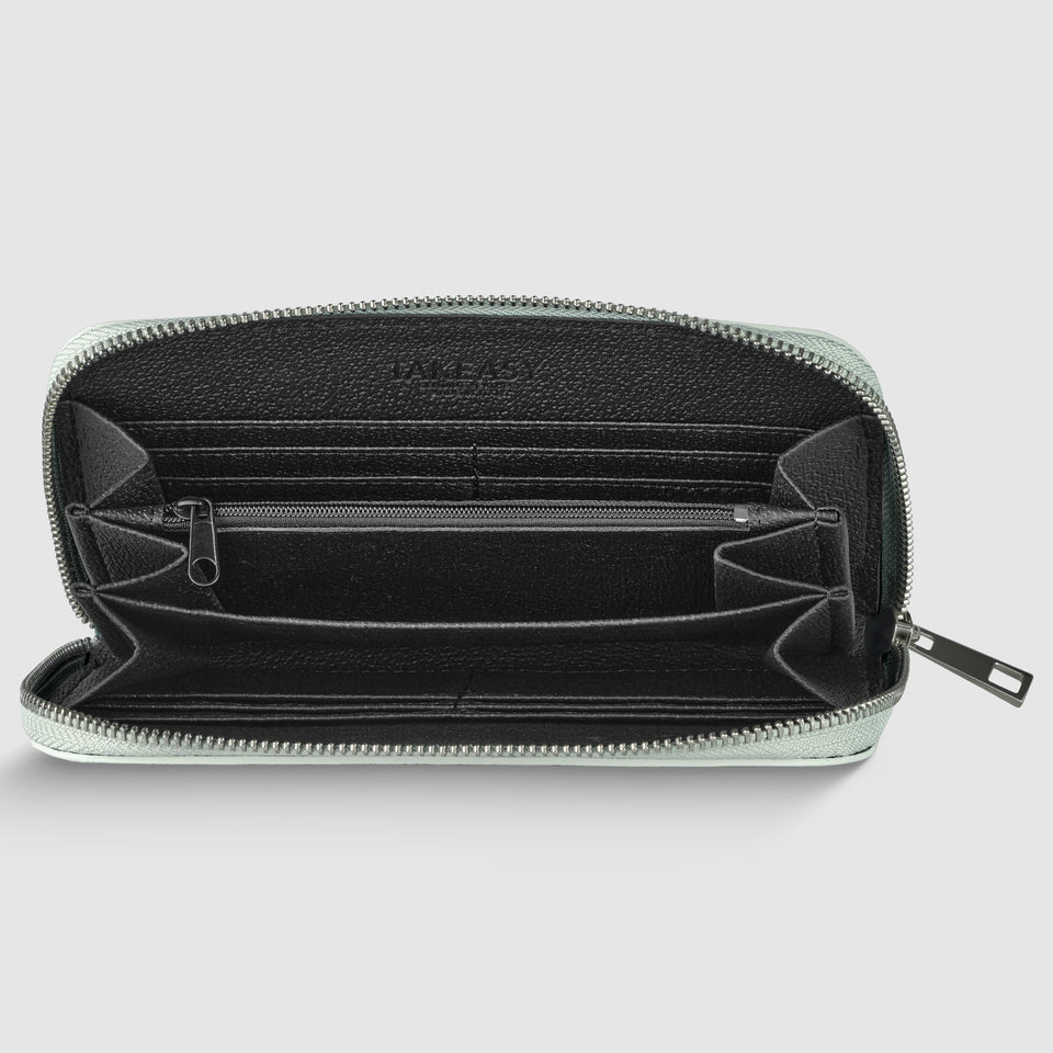 Italian Metallic Full-Grain Leather Wallet | Udine