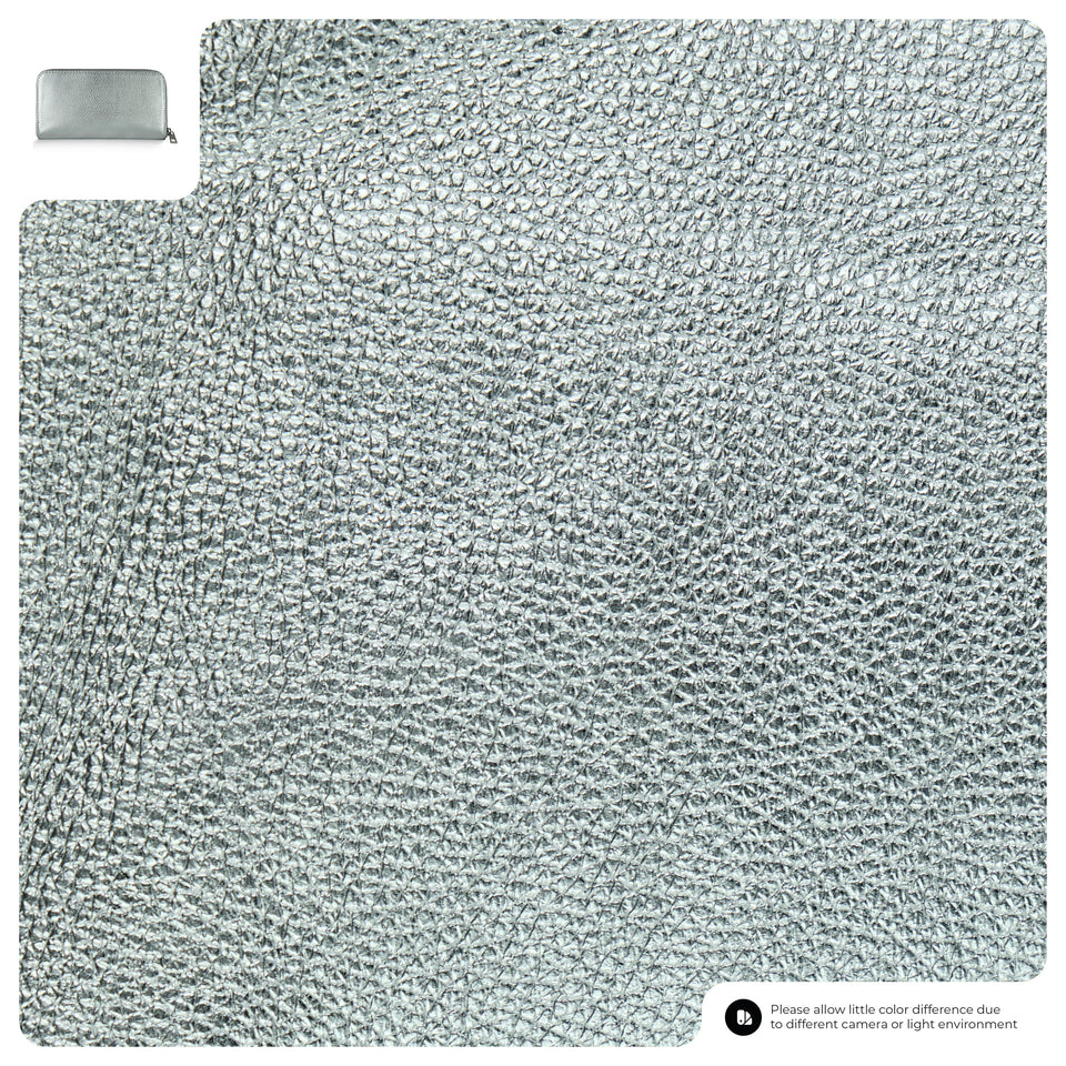 Italian Metallic Full-Grain Leather Wallet | Udine