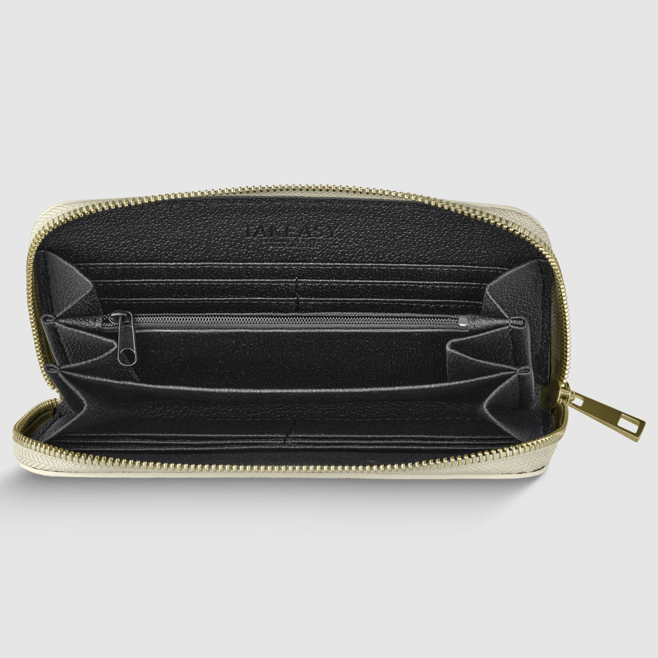 Italian Metallic Full-Grain Leather Wallet | Udine
