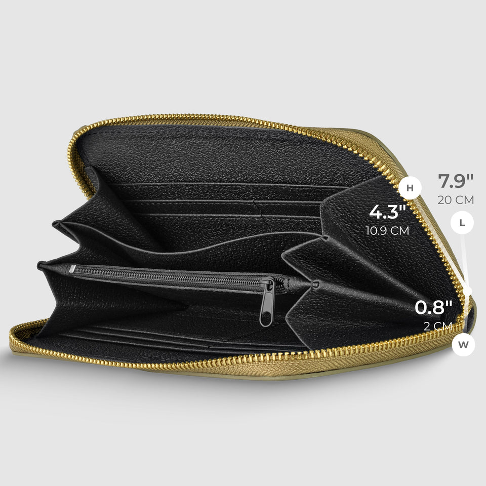 Italian Metallic Full-Grain Leather Wallet | Udine