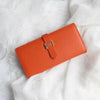 Women's Genuine Leather Vintage Long Wallet