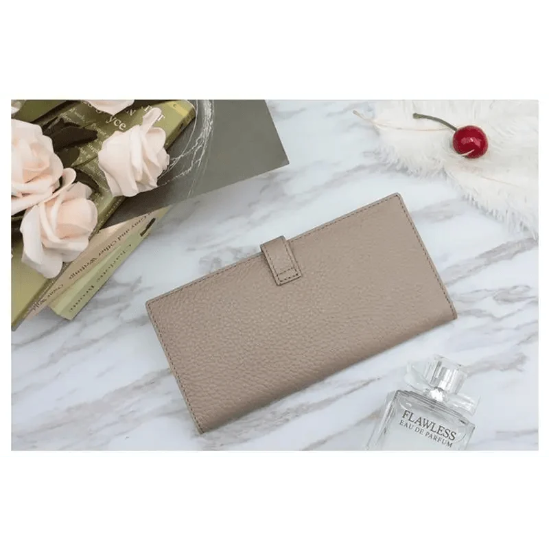 Women's Genuine Leather Vintage Long Wallet