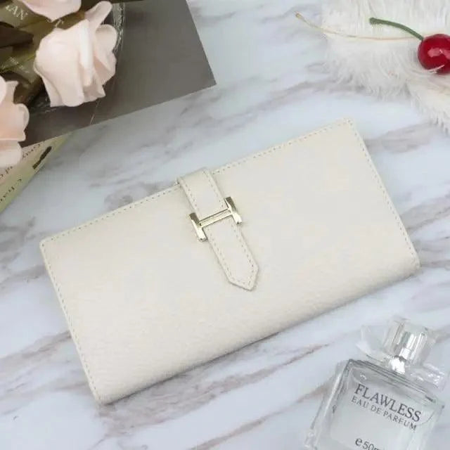 Women's Genuine Leather Vintage Long Wallet