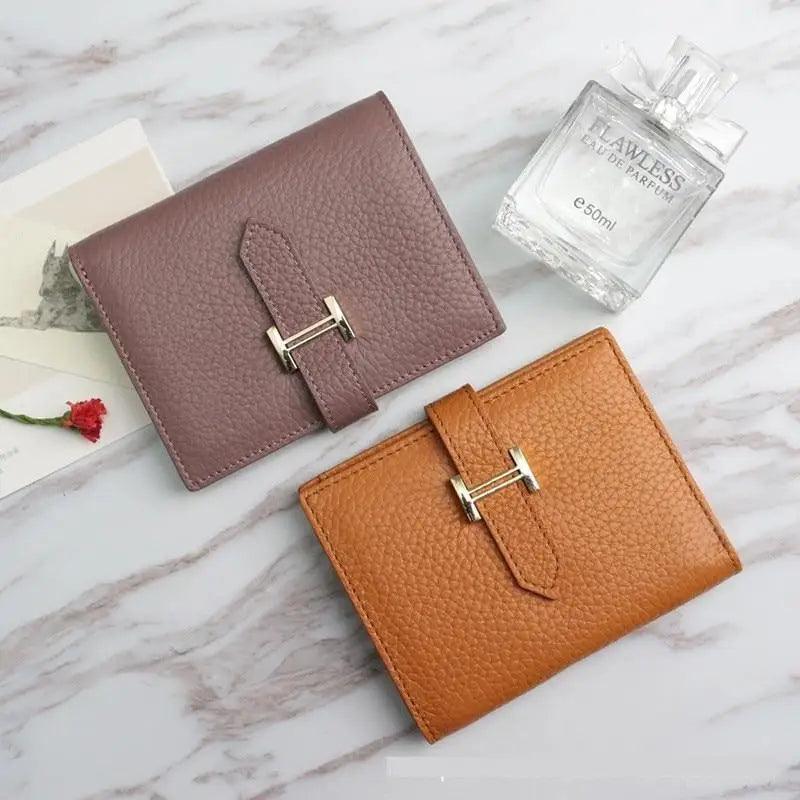 Women's Genuine Leather Vintage Long Wallet