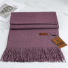 Women's Warm Pashmina Shawls with Tassels