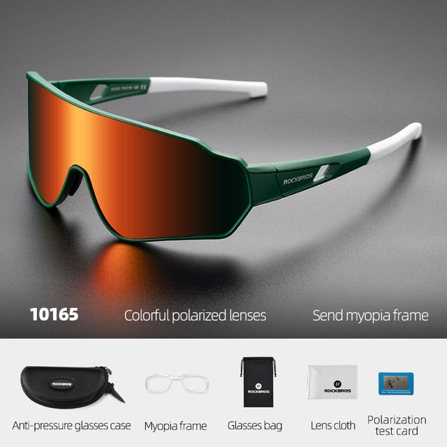 Lunettes de soleil polarisées photochromiques unisexes pour sports de plein air