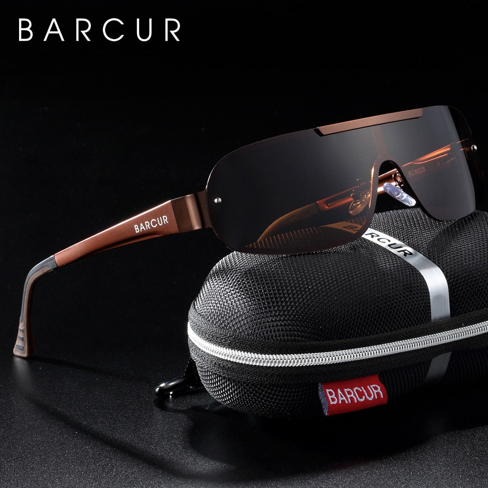 BARCUR Unisex Pilot-Style Polarized Anti-Reflective Sunglasses ...