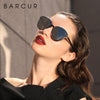 Lunettes de soleil UV400 polarisées rondes de luxe pour femmes Design inspiré des yeux de chat
