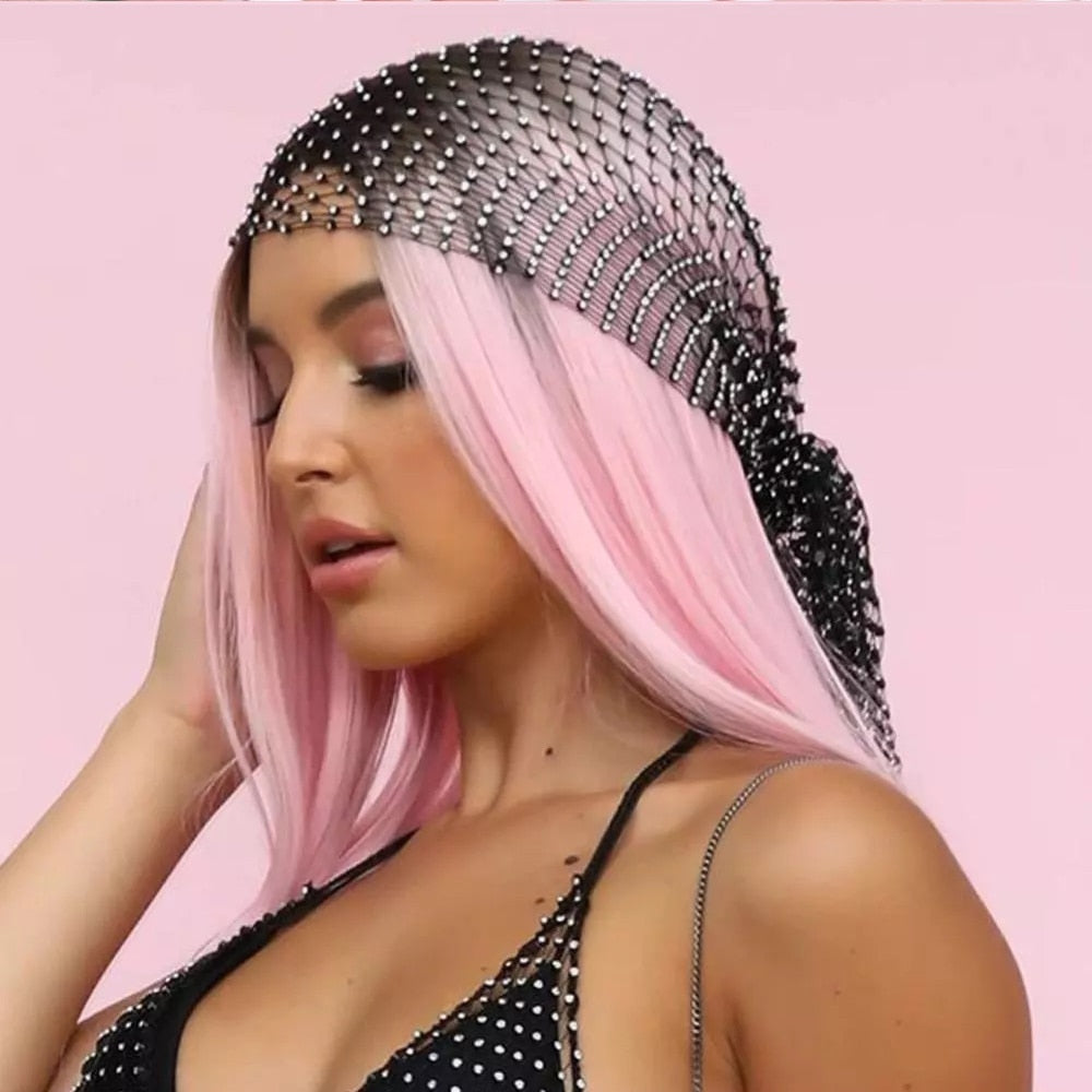 Mesh Head Scarfs/Head Wraps for Women