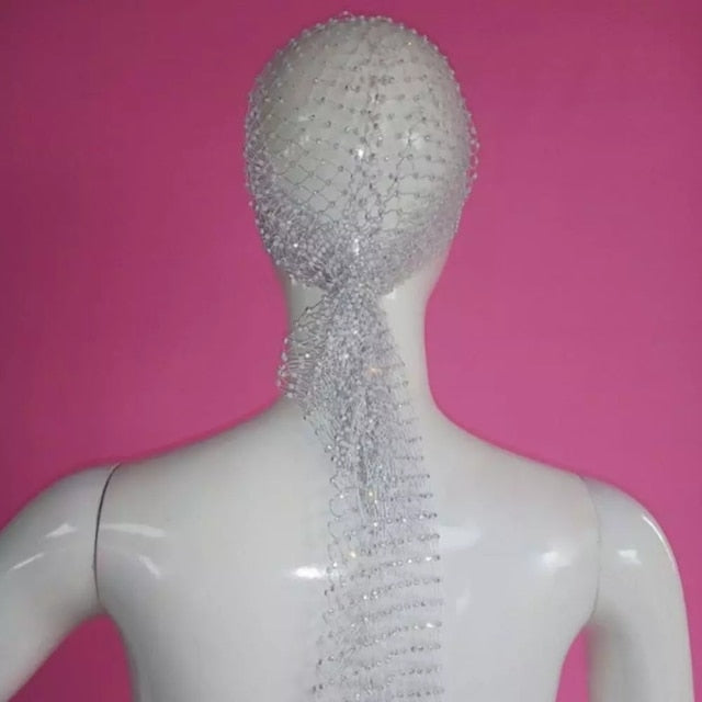 Mesh Head Scarfs/Head Wraps for Women