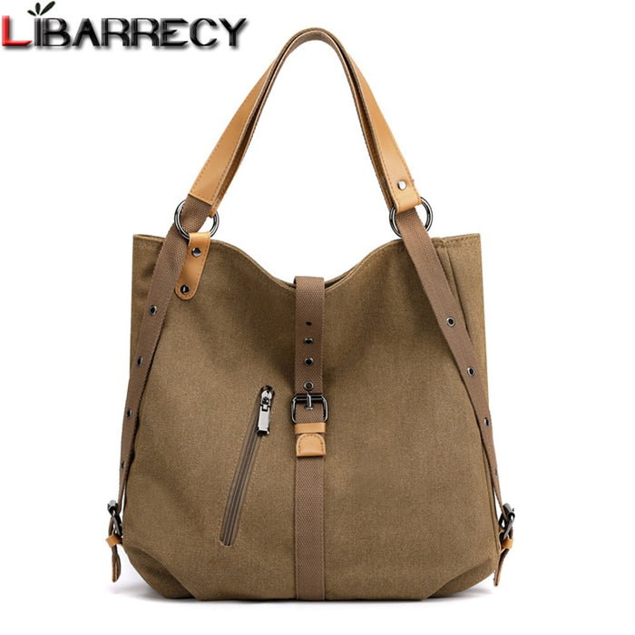 Women's Casual Canvas Backpacks/Shoulder Bags