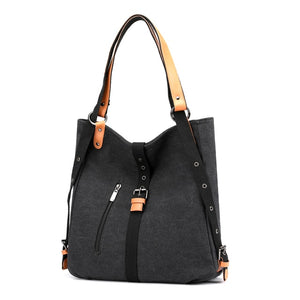 Women's Casual Canvas Backpacks/Shoulder Bags