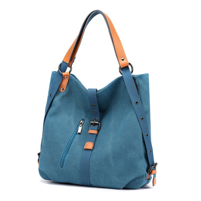 Women's Casual Canvas Backpacks/Shoulder Bags