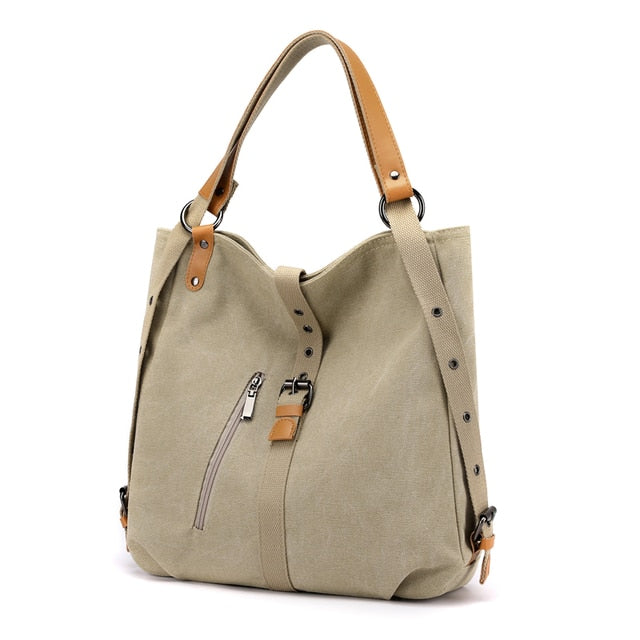 Women's Casual Canvas Backpacks/Shoulder Bags