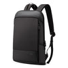 BOPAI Unisex Slim Anti-Theft Black Backpack