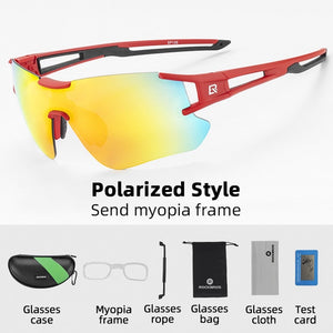 Lunettes de soleil unisexe UV400 photochromiques légères pour vélo de montagne