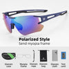 Lunettes de soleil unisexe UV400 photochromiques légères pour vélo de montagne