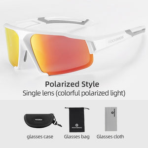 Lunettes de soleil unisexe UV400 photochromiques légères pour vélo de montagne