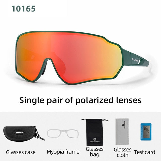 Lunettes de soleil unisexe UV400 photochromiques légères pour vélo de montagne