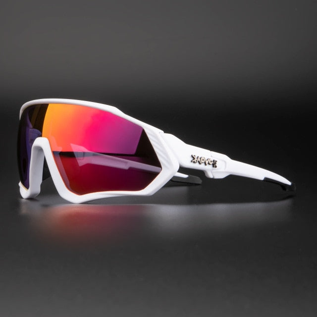 Lunettes de soleil unisexes VTT polarisées photochromiques UV400, pour l'extérieur, la conduite avec un cadre léger conçu