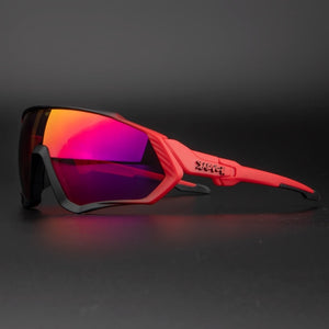 Lunettes de soleil unisexes VTT polarisées photochromiques UV400, pour l'extérieur, la conduite avec un cadre léger conçu