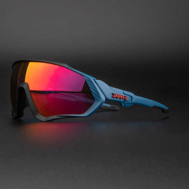 Lunettes de soleil unisexes VTT polarisées photochromiques UV400, pour l'extérieur, la conduite avec un cadre léger conçu