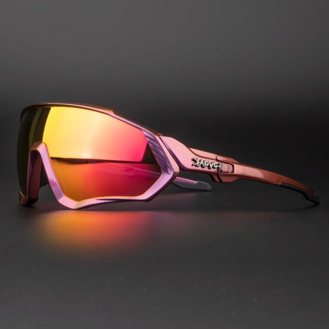 Lunettes de soleil unisexes VTT polarisées photochromiques UV400, pour l'extérieur, la conduite avec un cadre léger conçu