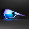 Lunettes de soleil unisexes VTT polarisées photochromiques UV400, pour l'extérieur, la conduite avec un cadre léger conçu