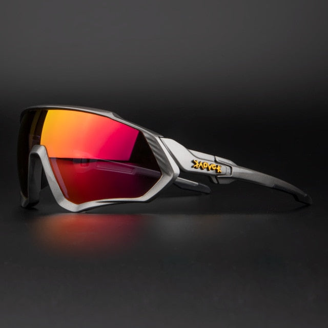 Lunettes de soleil unisexes VTT polarisées photochromiques UV400, pour l'extérieur, la conduite avec un cadre léger conçu