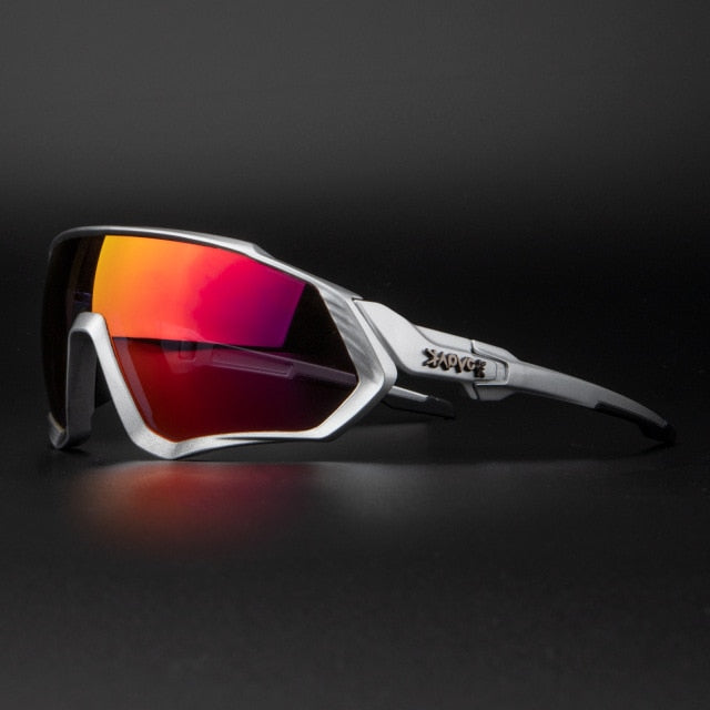 Lunettes de soleil unisexes VTT polarisées photochromiques UV400, pour l'extérieur, la conduite avec un cadre léger conçu