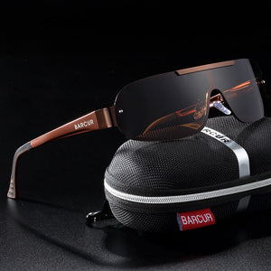 BARCUR Unisex Pilot-Style Polarized Anti-Reflective Sunglasses ...