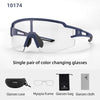 Unisex Photochromic UV400 Protection Cycling Sunglasses + Ultra-Light Sport Safe Eyewear Equipment