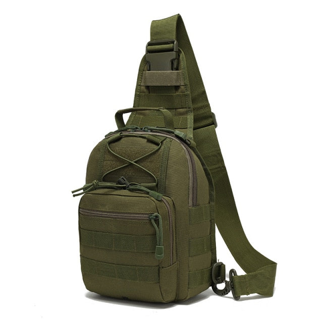 Unisex Military Sling Bag Outdoor Hiking Camping Waterproof Shoulder Bag