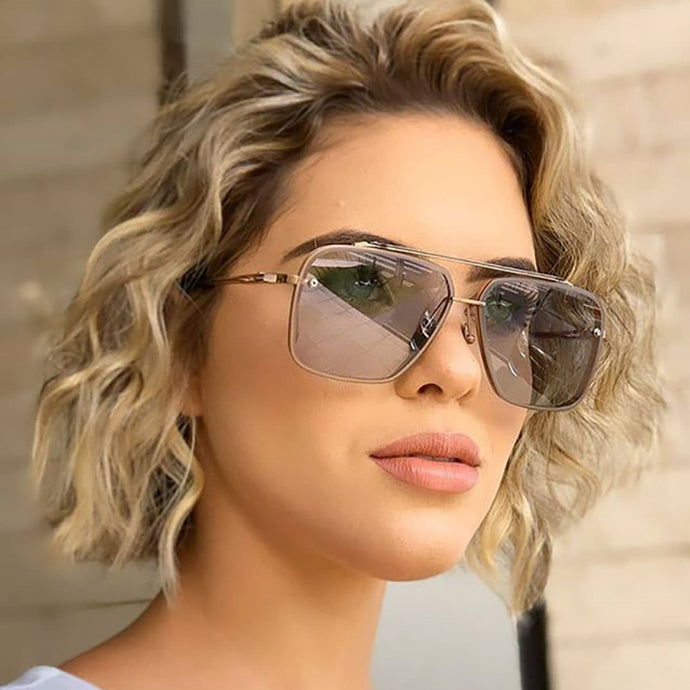 Unisex Vintage UV400 Anti-glare Multi-purpose Cool Sunglasses Square Inspired Designed Style