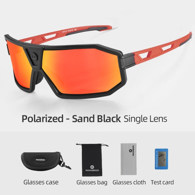 Lunettes de soleil unisexe UV400 photochromiques légères pour vélo de montagne