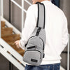 Men's Casual Crossbody Multi-Functional Bags with USB Charging