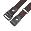 Unisex Buckle-Free Woven Fabric Stretch Belts