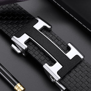 Men's Luxury Genuine Leather Belts with Automatic Buckles – Inclusive ...