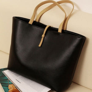 Women PU Leather Shoulder Tote Messenger Hobo Bag Large Capacity Purse ...