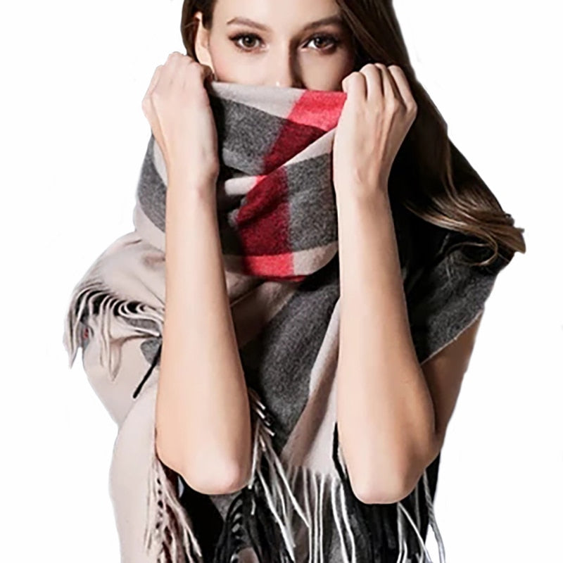 Women’s Warm Cashmere, Plaid Scarfs & Shawls