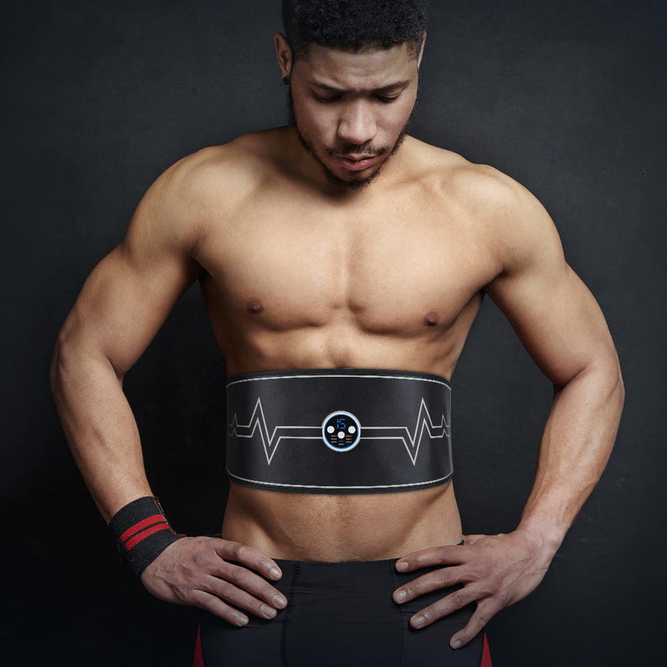Unisex Muscle Trainer EMS Abdominal Muscle Belt for Body Shaping