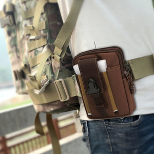 Unisex Military Small Multifunctional Shoulder Phone Pocket Belt Waist Bag