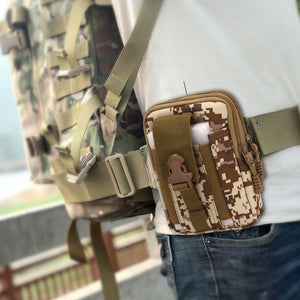 Unisex Military Small Multifunctional Shoulder Phone Pocket Belt Waist Bag