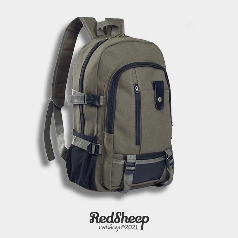 Men's Large Capacity Canvas Rucksacks