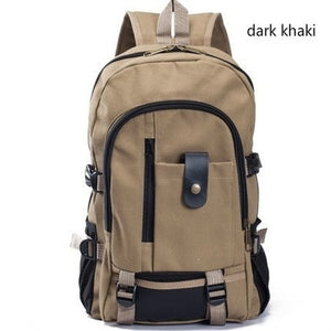 Men's Large Capacity Canvas Rucksacks