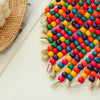 Women Multi Strand Colorful Bead Layered African Statement Chunky Necklaces Earrings Set