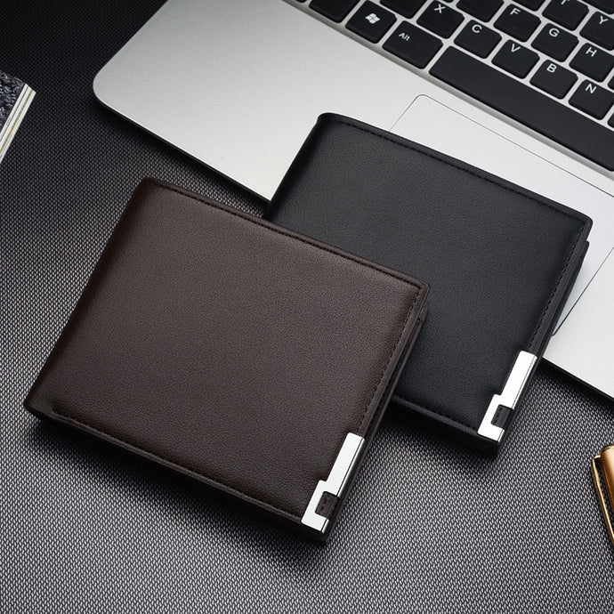 Men's Solid Color Wallets