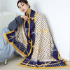 Women Cashmere Pashmina Shawl Lady Wrap Scarves Knitted Female Foulard Blanket
