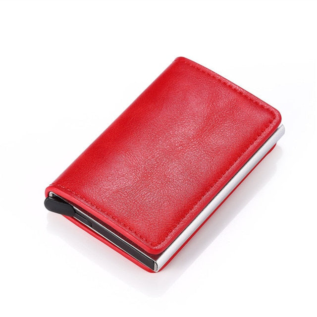 Unisex Business Aluminum RFID Blocking Wallets