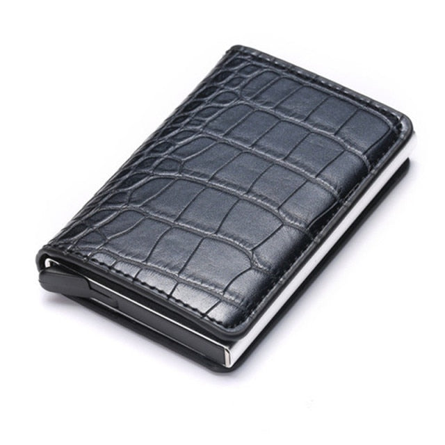 Unisex Business Aluminum RFID Blocking Wallets